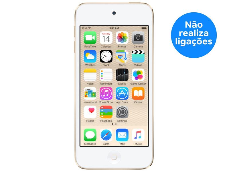 iPod Touch Apple 32GB 6ª Geração Rosa - Câm. 8MP MKHQ2BZ/A - MP3